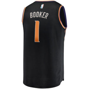 Devin Booker Phoenix Suns Branded Fast Break Jersey Black - Statement Edition