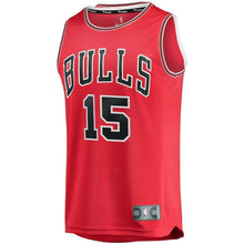 Load image into Gallery viewer, Chandler Hutchison Chicago Bulls Branded 2018 NBA Draft First Round Pick Fast Break Jersey Red – Icon Edition
