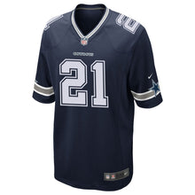 Load image into Gallery viewer, Dallas Cowboys Ezekiel Elliott Navy Jersey 2018 - 2019
