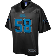 Load image into Gallery viewer, Carolina Panthers Thomas Davis NFL Pro Line Black Jersey 2018 - 2019