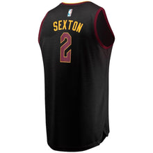 Load image into Gallery viewer, Collin Sexton Cleveland Cavaliers Branded Youth Fast Break Jersey - Statement Edition – Black 2018/2019