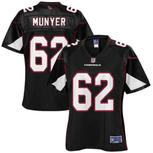 Load image into Gallery viewer, Daniel Munyer Arizona Cardinals Pro Line Women&#39;s Player Jersey – Black 2018/2019