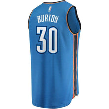 Load image into Gallery viewer, Deonte Burton Oklahoma City Thunder Branded Fast Break Jersey - Icon Edition - Blue