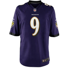 Load image into Gallery viewer, Justin Tucker Baltimore Ravens Game Jersey - Purple 2018/2019