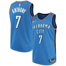 Load image into Gallery viewer, Carmelo Anthony Oklahoma City Thunder Swingman Jersey Blue - Icon Edition