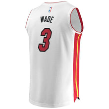 Load image into Gallery viewer, Dwyane Wade Miami Heat Branded Youth Fast Break Jersey - Association Edition – White 2018/2019