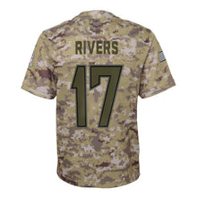 Load image into Gallery viewer, Philip Rivers Los Angeles Chargers Salute to Service Game Jersey - Camo