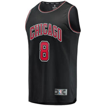 Load image into Gallery viewer, Zach LaVine Chicago Bulls Branded Fast Break Jersey Black - Statement Edition