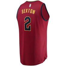 Load image into Gallery viewer, Collin Sexton Cleveland Cavaliers Branded Fast Break Jersey Wine - Icon Edition