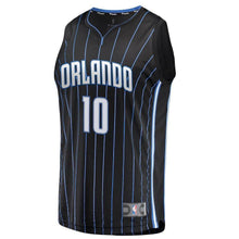 Load image into Gallery viewer, Evan Fournier Orlando Magic Branded Fast Break Jersey Black - Statement Edition