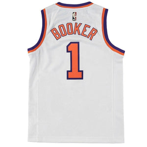 Devin Booker Phoenix Suns Youth Hardwood Classics Jersey – White 2018/2019