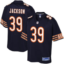 Load image into Gallery viewer, Eddie Jackson Chicago Bears Pro Line Player Jersey - Navy 2018/2019