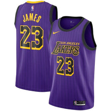 Load image into Gallery viewer, Copy of Brandon Ingram LoLeBron James Los Angeles Lakers Youth Jersey – City Edition – Purple 2018/2019s Angeles Lakers Youth Jersey – Icon Edition – Gold 2018/2019