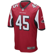 Load image into Gallery viewer, Deion Jones Atlanta Falcons Game Jersey - Red 2018/2019