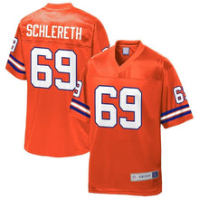 Load image into Gallery viewer, Mark Schlereth Denver Broncos NFL Pro Line Retired Player Jersey  Orange