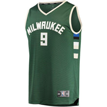 Load image into Gallery viewer, Donte DiVincenzo Milwaukee Bucks Branded Fast Break Jersey - Icon Edition - Hunter Green