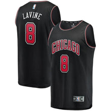 Load image into Gallery viewer, Zach LaVine Chicago Bulls Branded Youth Fast Break Jersey Black - Statement Edition 2018/2019