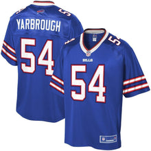 Load image into Gallery viewer, Eddie Yarbrough Buffalo Bills Pro Line Team Color Player Jersey – Royal 2018/2019