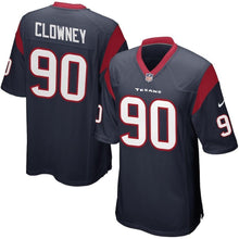 Load image into Gallery viewer, Jadeveon Clowney Houston Texans Game Jersey - Navy Blue