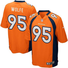 Load image into Gallery viewer, Derek Wolfe Denver Broncos Game Jersey - Orange