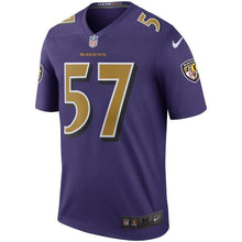 Load image into Gallery viewer, C.J. Mosley Baltimore Ravens Color Rush Legend Jersey - Purple 2018/2019