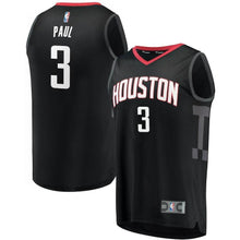 Load image into Gallery viewer, Chris Paul Houston Rockets Branded Youth Fast Break Jersey Black - Statement Edition 2018/2019