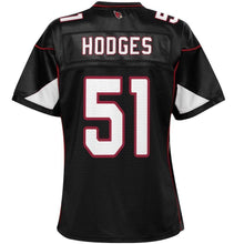 Load image into Gallery viewer, Gerald Hodges Arizona Cardinals Pro Line Women's Player Jersey – Black 2018/2019