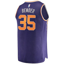 Load image into Gallery viewer, Dragan Bender Phoenix Suns Branded Fast Break Player Jersey - Icon Edition – Purple