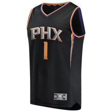 Load image into Gallery viewer, Devin Booker Phoenix Suns Branded Fast Break Jersey Black - Statement Edition