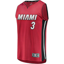 Load image into Gallery viewer, Dwyane Wade Miami Heat Branded Youth Fast Break Jersey - Statement Edition – Maroon 2018/2019