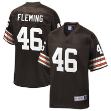 Load image into Gallery viewer, Don Fleming Cleveland Browns Pro Line Retired Player Jersey – Brown 2018/2019
