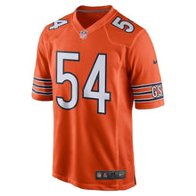 Load image into Gallery viewer, Brian Urlacher Chicago Bears Retired Player Game Jersey – Orange 2018/2019