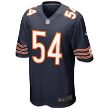 Load image into Gallery viewer, Brian Urlacher Chicago Bears Game Jersey - Navy Blue 2018/2019