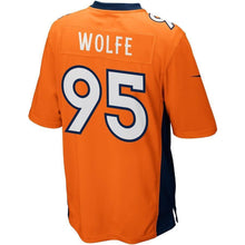 Load image into Gallery viewer, Derek Wolfe Denver Broncos Game Jersey - Orange