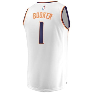 Devin Booker Phoenix Suns Branded Fast Break Jersey White - Association Edition