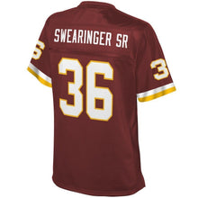 Load image into Gallery viewer, D.J. Swearinger Washington Redskins Pro Line Women&#39;s Player Jersey – Burgundy 2018/2019