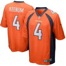 Load image into Gallery viewer, Case Keenum Denver Broncos Game Jersey  Orange