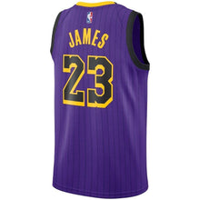 Load image into Gallery viewer, Copy of Brandon Ingram LoLeBron James Los Angeles Lakers Youth Jersey – City Edition – Purple 2018/2019s Angeles Lakers Youth Jersey – Icon Edition – Gold 2018/2019