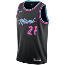 Load image into Gallery viewer, Hassan Whiteside Miami Heat Youth Jersey – City Edition – Black 2018/2019