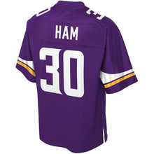 Load image into Gallery viewer, C.J. Ham Minnesota Vikings Pro Line Team Color Player Jersey – Purple 2018/2019