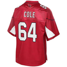 Load image into Gallery viewer, Mason Cole Arizona Cardinals Pro Line Player Jersey – Cardinal 2018/2019