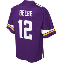 Load image into Gallery viewer, Chad Beebe Minnesota Vikings Pro Line Player Jersey – Purple 2018/2019