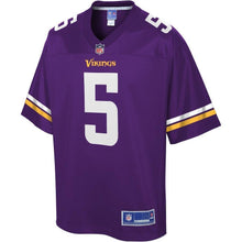 Load image into Gallery viewer, Dan Bailey Minnesota Vikings Pro Line Player Jersey – Purple 2018/2019
