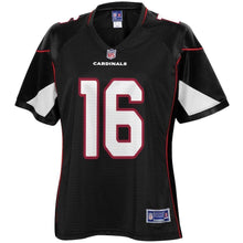Load image into Gallery viewer, Trent Sherfield Arizona Cardinals Pro Line Women's Player Jersey – Black 2018/2019