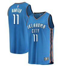 Load image into Gallery viewer, Enes Kanter Oklahoma City Thunder Branded Fast Break Jersey Blue - Icon Edition