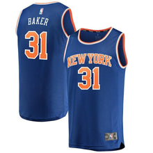 Load image into Gallery viewer, Ron Baker New York Knicks Branded Fast Break Road Player Jersey Royal - Icon Edition