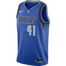 Load image into Gallery viewer, Dirk Nowitzki Dallas Mavericks Swingman Jersey Royal - Icon Edition