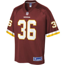 Load image into Gallery viewer, D.J. Swearinger Washington Redskins Pro Line Player Jersey – Burgundy 2018/2019