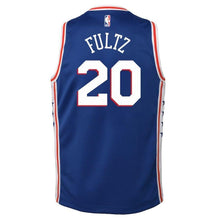 Load image into Gallery viewer, Markelle Fultz Philadelphia 76ers Youth Jersey Blue - Icon Edition 2018/2019