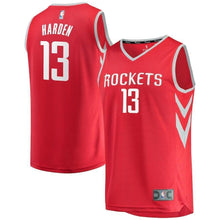 Load image into Gallery viewer, James Harden Houston Rockets Branded Youth Fast Break Jersey Red - Icon Edition 2018/2019